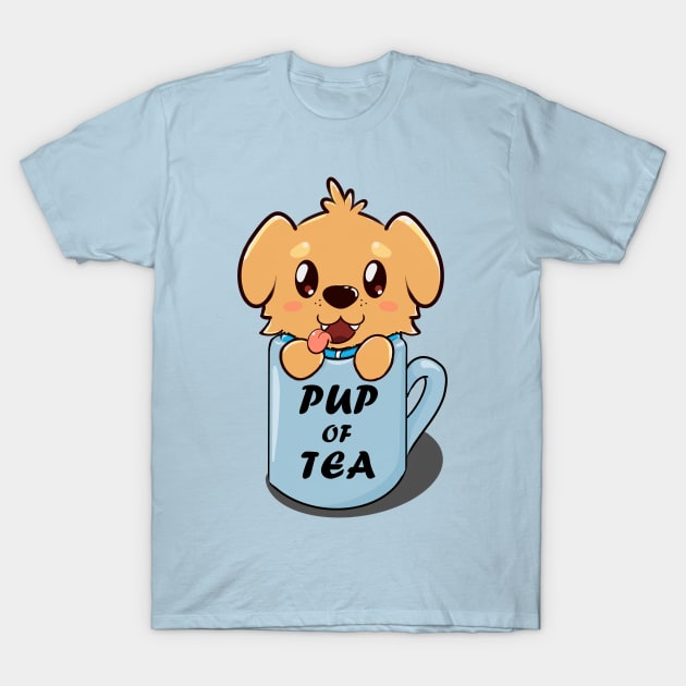 Pup of tea T-Shirt by AshStore